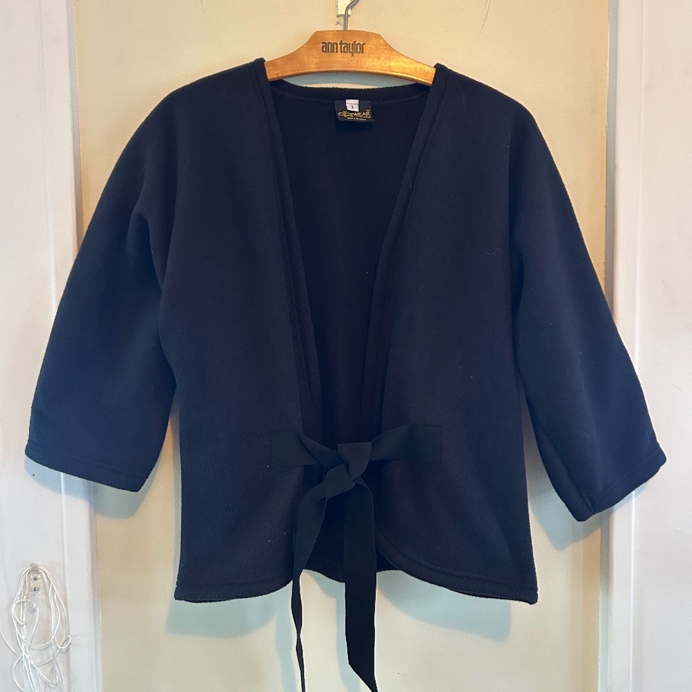 Vintage CatWear Maine Made Fleece Cardigan